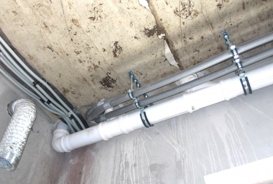 Изоляция для труб серая 54х9х2000 мм