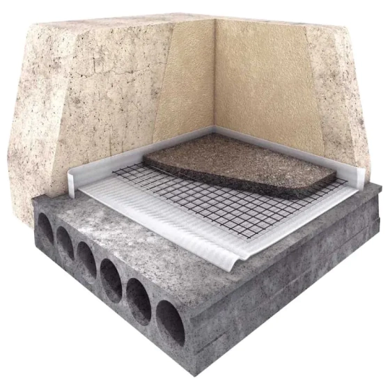 Теплоизоляция ТЕПОФОЛ 3 мм (тип НПЭ) подложка, рулон 10х1,05 м