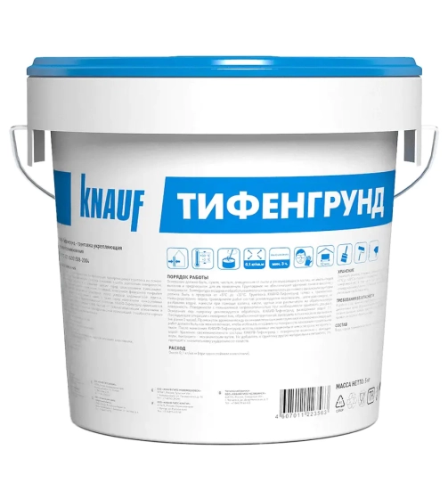 Грунтовка глубокого проникновения KNAUF TIEFENGRUND 5 кг