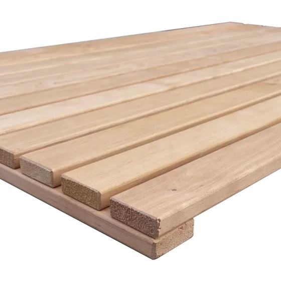 Трап для бани напольный 600х1000 мм Ольха