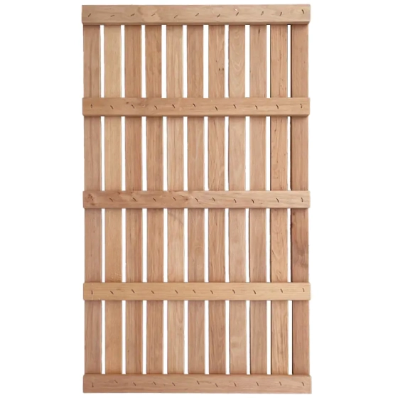 Трап для бани напольный 600х1000 мм Ольха