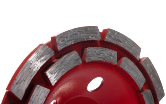 Алмазная чашка двуряднная 125х22 мм для бетона Trio-diamond TCW153