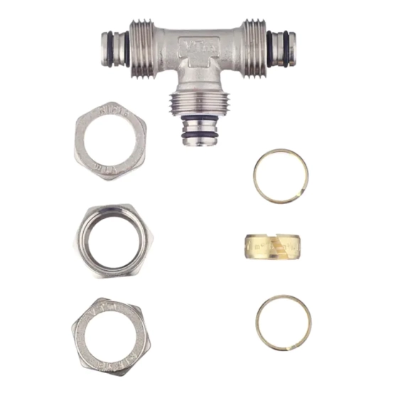 Тройник обжимной Valtec 16