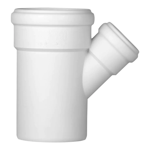 Тройник для бесшумной канализации 110/58х45º Ostendorf Skolan