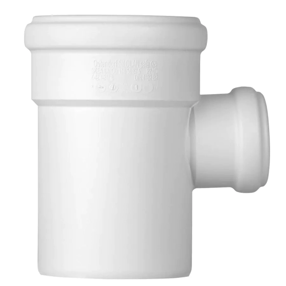 Тройник для бесшумной канализации 110/58х87º Ostendorf Skolan