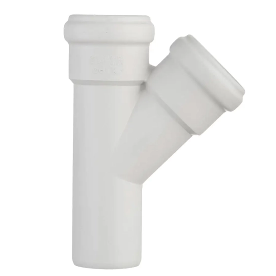 Тройник для бесшумной канализации 58/58х45º Ostendorf Skolan