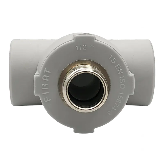 Тройник комбинированный с наружной резьбой 25х1/2" FIRAT ПП