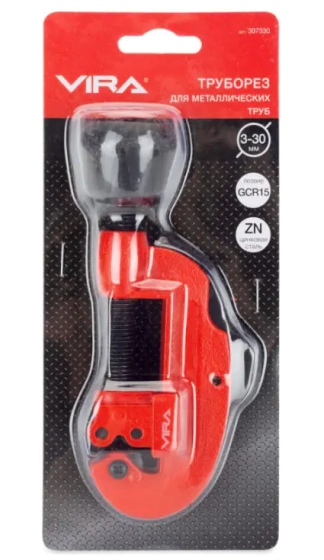 Труборез для металлических труб диаметром 3-30 мм VIRA 307330