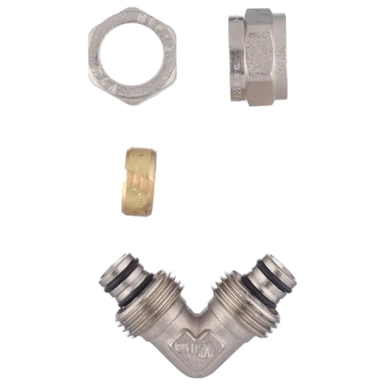 Угольник обжимной Valtec 16