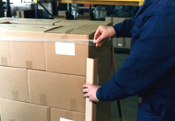 Уголок защитный картонный 35х35х2000 мм (толщина 3 мм)