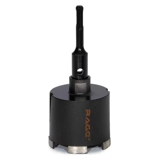 Коронка алмазная 80 мм по бетону и кирпичу VIRA RAGE 559226