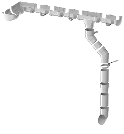 Желоб водосточный Технониколь Оптима RAL 9003 (белый) 3 м