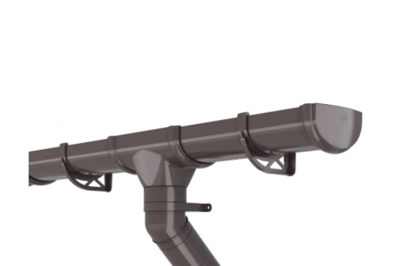 Колено 135º Технониколь Оптима RAL 8019 (темно-коричневый)