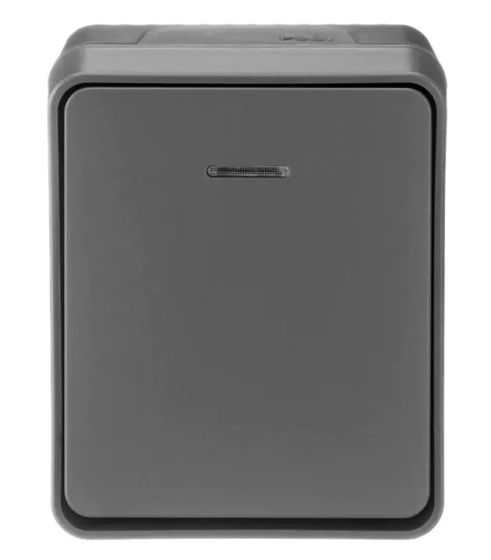 Выключатель однокл. с подсветкой Schneider Electric AtlasDesign ATN544013 IP54