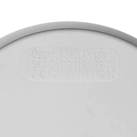 Заглушка для бесшумной канализации 110 мм Ostendorf Skolan