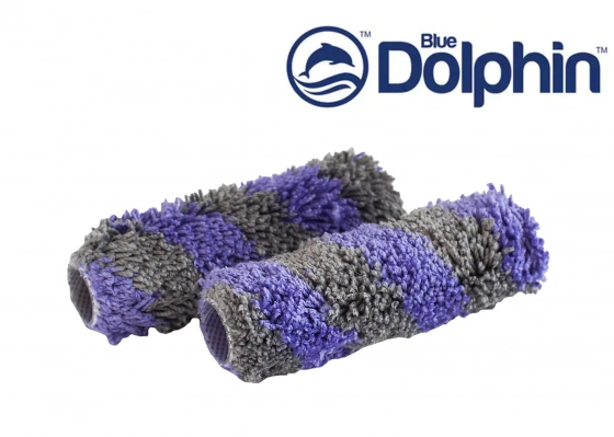 Мини-валики Blue Dolphin Silver 10 см. Ворс 10 мм. 2 шт. 48233. Польша.