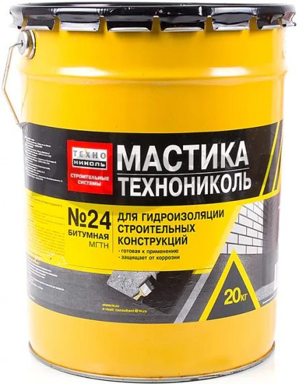 Мастика гидроизоляционная Технониколь №24. 20 кг. РБ.