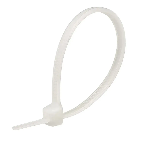 Хомут-стяжка нейлоновая КСС 500х5 мм, белая, 100 шт DEKRON (U5500W)