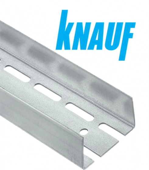 Профиль Knauf для гипсокарт. UA: 100x40, усиленный. Длина 3м. Толщина 2 мм! РФ.
