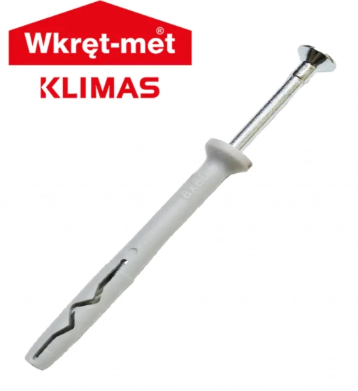 Дюбель-гвоздь Klimas SM 6*60. Потай. 200 шт. Польша.