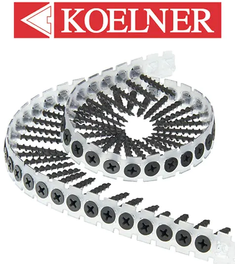 Лента с саморезами KOELNER FSС 3.5*35. По металлу. 1000 шт. Польша.