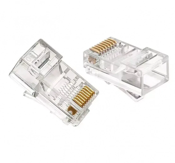 Коннектор RJ-45 8P8C CAT 5e (джек). Китай.
