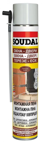 Пена Soudal с трубочкой 750 мл. Польша.