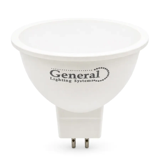 Светодиодная лампа General Lighting 7Вт GU5.3 4000К. Нейтр. белый свет (660155)