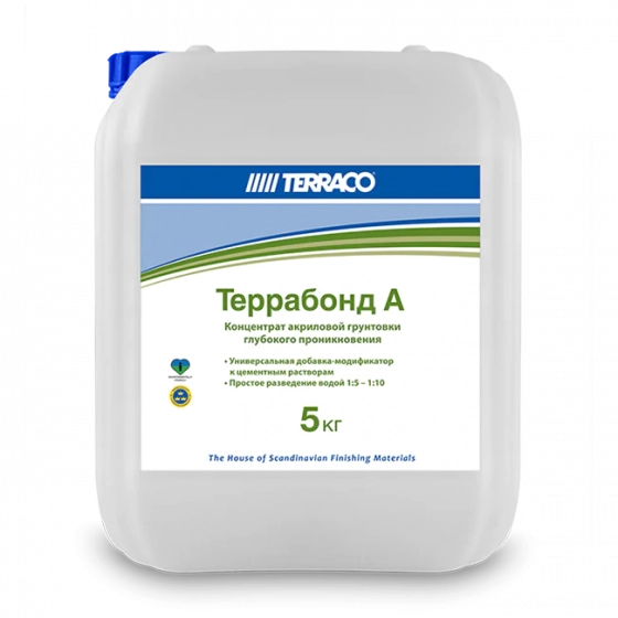 Грунтовка Terrabond A. Универсальная. Концентрат 1:10. РФ. 5 кг.