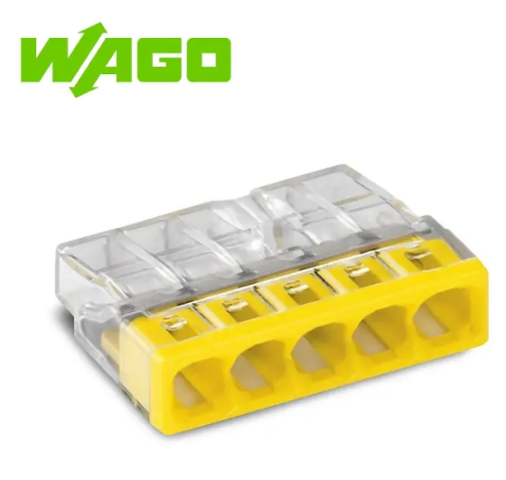 Клемма соединительная Wago 2273-205 (5 отверстий) 5 шт