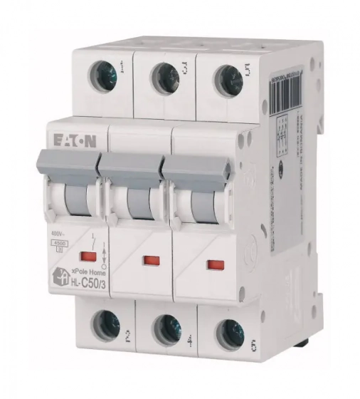 Автоматический выключатель EATON HL-C50/3. Сербия.