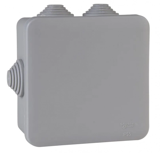 Коробка распределительная. IMT35091. IP55, 100х100х50 мм. Schneider. РФ.