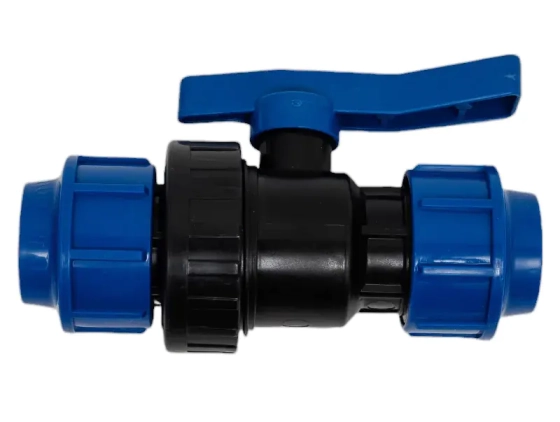 Компрессионный кран для ПЭ труб LAMMIN 25. Lm34101025025.