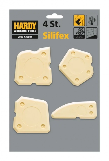 Набор шпателей для герметика и силикона Hardy Silifex 4 эл. 2090-520004. Китай.