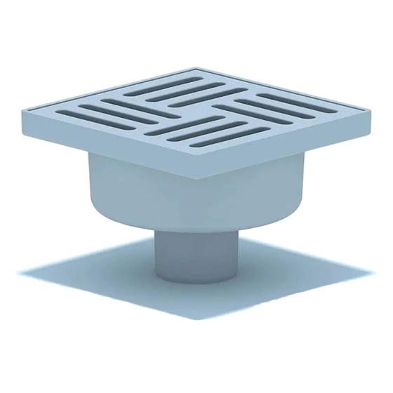 Трап для душа АНИ пласт вертикальный 105x105/50 (TA5210)