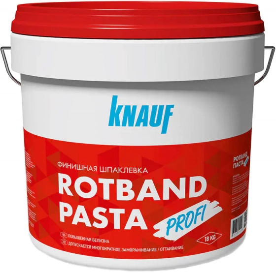 Шпатлевка финишная KNAUF Ротбанд-Паста PROFI. 18 кг. РФ.