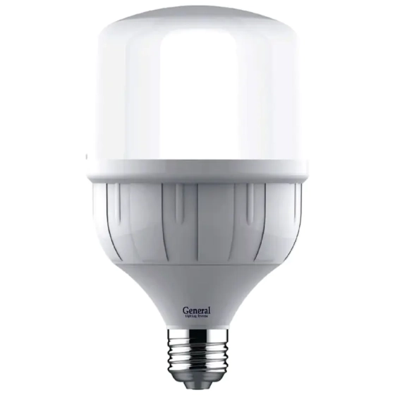 Лампа светодиодная General Lighting 50Вт Е27 6500К. Холодный белый свет. 660003. Китай.