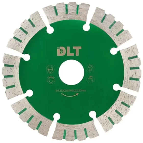 Диск алмазный 125х22,2 мм по бетону №21 (Turbo) DLT 1501