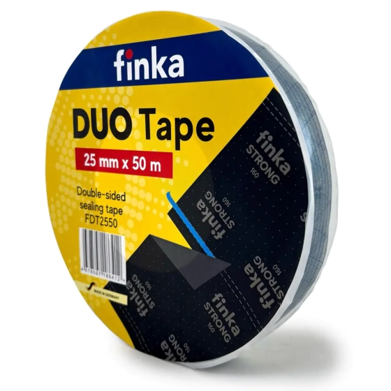 Лента двухсторонняя клейкая FINKA DUO Tape 25 мм х 50 м