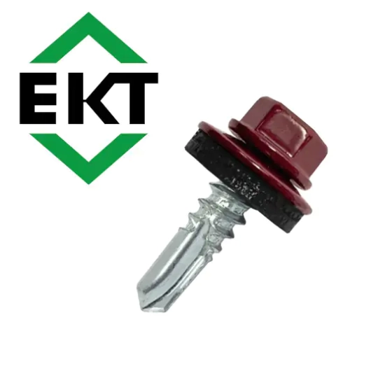 Саморез кровельный 5,5х19 мм RAL 3005 (50 шт) ЕКТ B009429