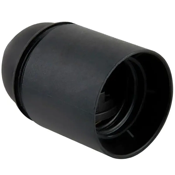 Патрон подвесной Е27 черный Electraline (71121)