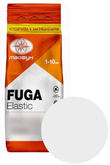 Фуга Тайфун Elastic. №200 Холодный белый. 2 кг. РБ.
