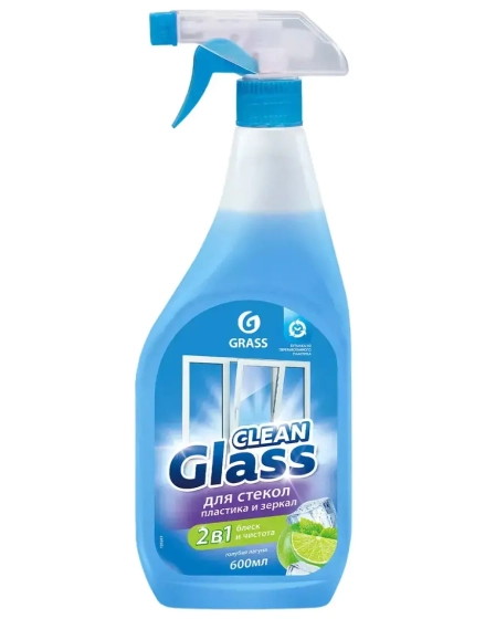 Средство для стекол и зеркал Grass Clean Glass 600 мл. РФ.