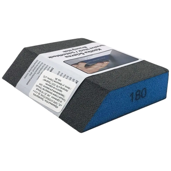 Губка шлифовальная со скошенным краем Р180 Blue Dolphin