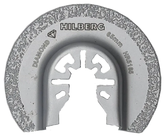Полотно алмазное отрезное по керамике и камню Radial Vc-M 65 мм. Hilberg. HR5165. Китай.