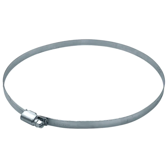 Хомут червячный 170-190 мм оцинкованный (1 шт)