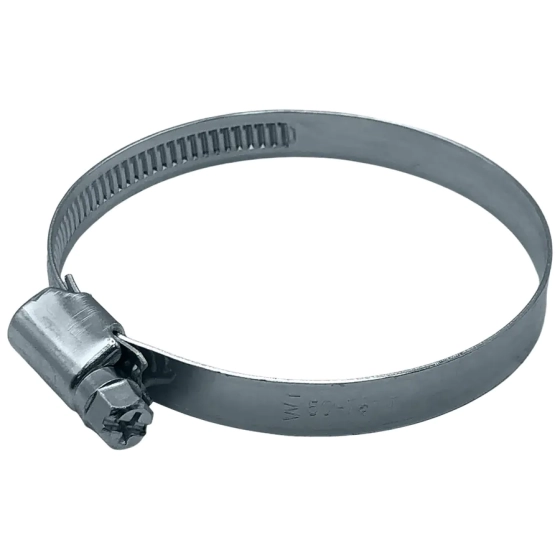 Хомут червячный 50-70 мм оцинкованный (1 шт)