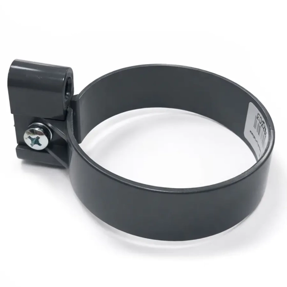 Хомут со шпилькой для трубы ПВХ Технониколь Оптима RAL 7024 (серый)