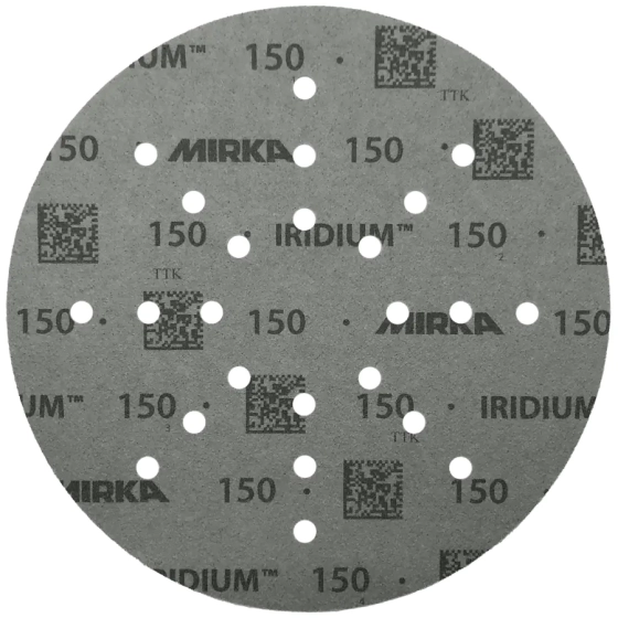 Шлифовальный круг 225 мм Mirka IRIDIUM Р150