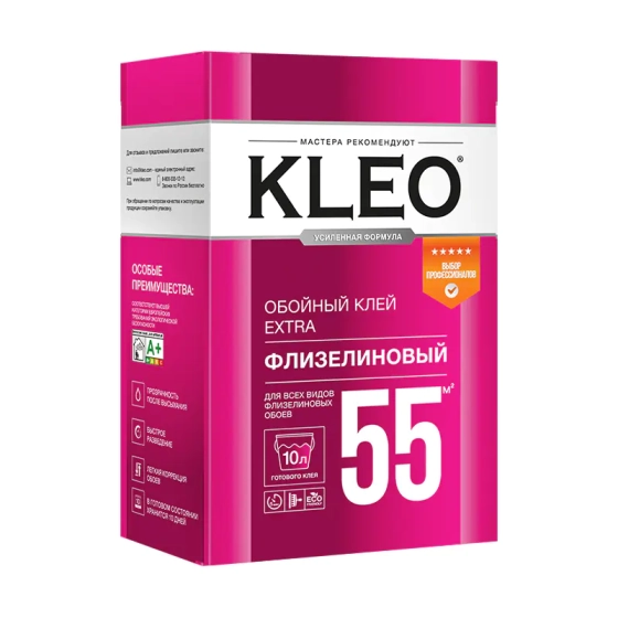 Клей для обоев KLEO EXTRA 55 Флизелиновый 380 г